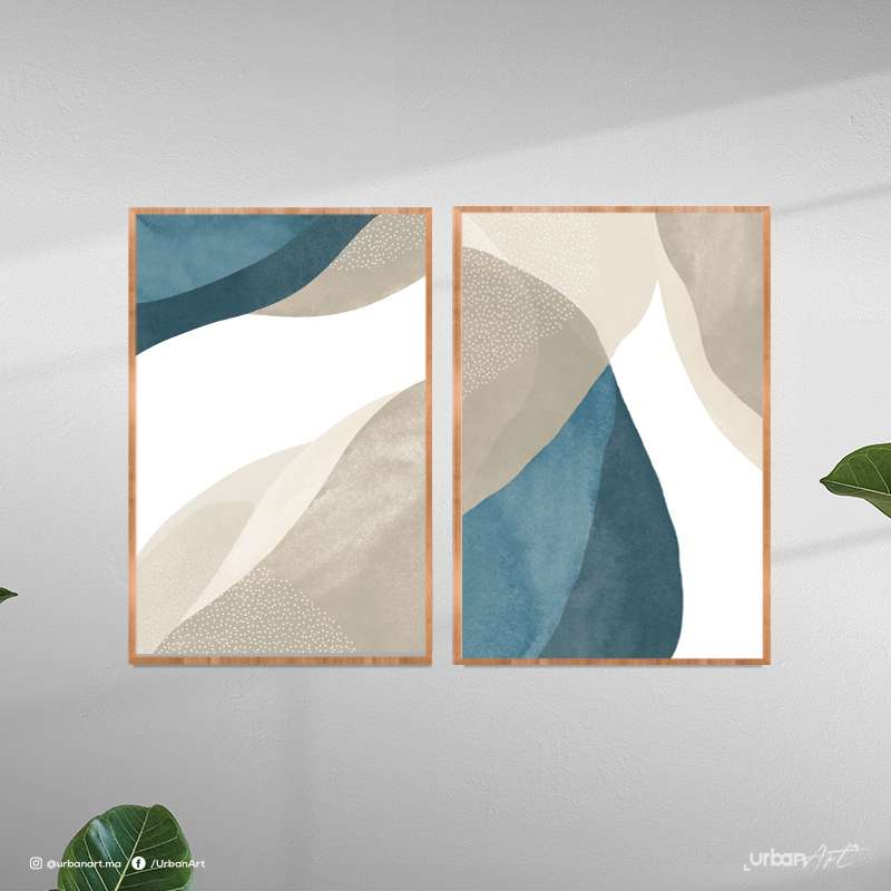 Tableau décoratif Art Blue sauge