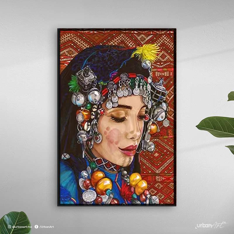 Tableau décoratif femme berbère