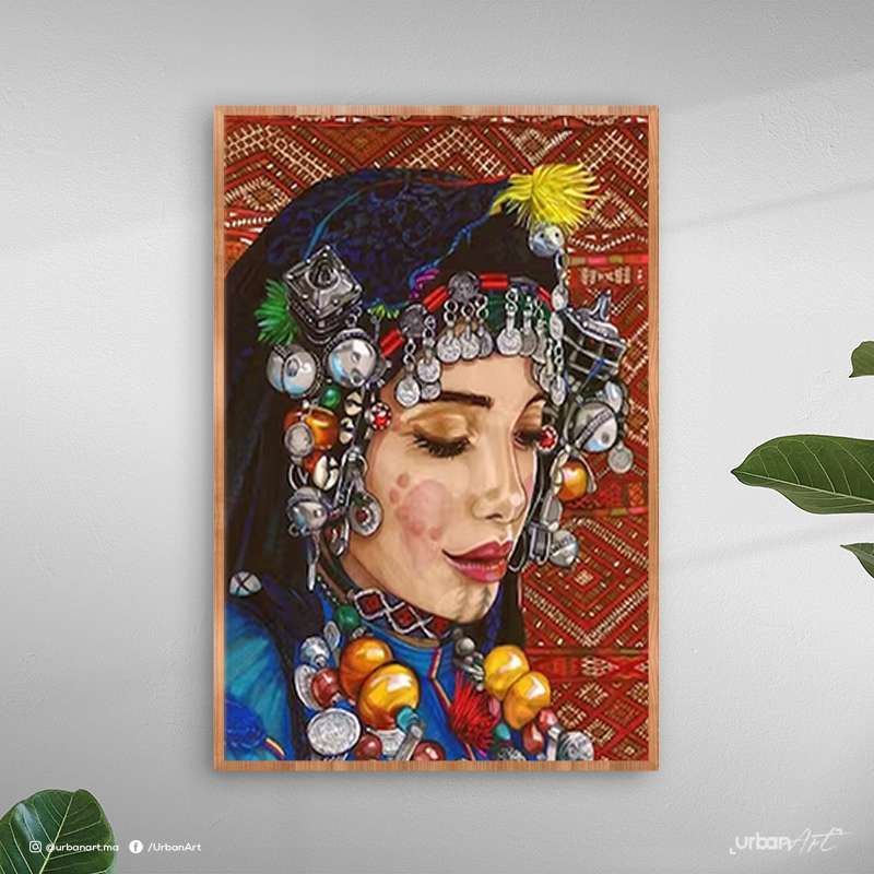 Tableau décoratif femme berbère