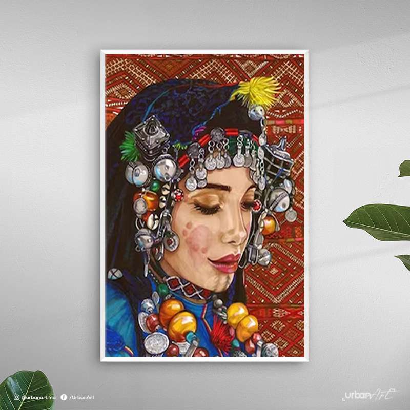 Tableau décoratif femme berbère
