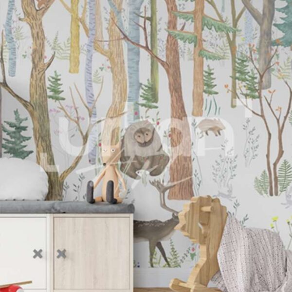 Papier Peint Animaux de la forêt