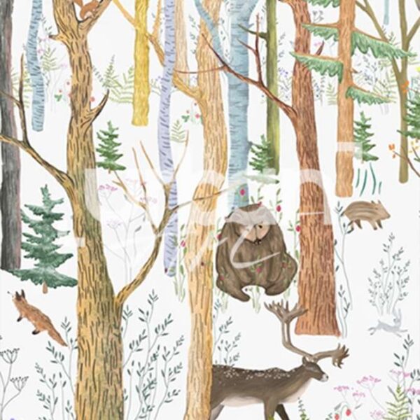 Papier Peint Animaux de la forêt