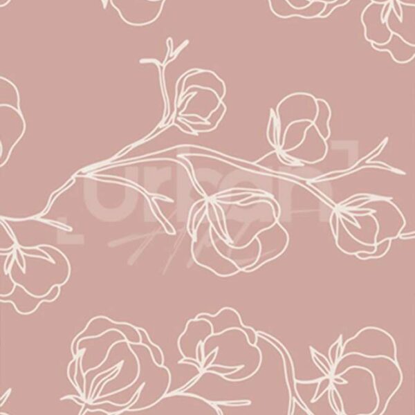 Papier peint Floral Dessinée