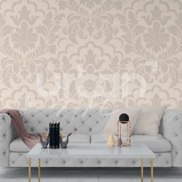 Papier peint Medaillon Beige