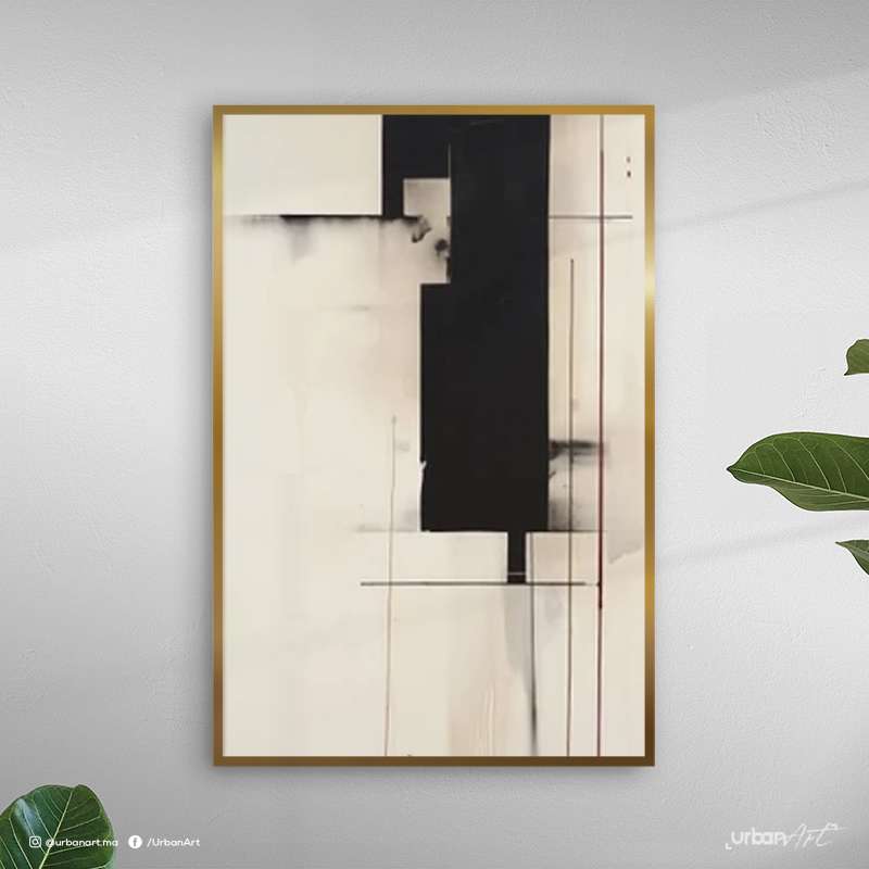 Tableau Abstrait Peinture beige