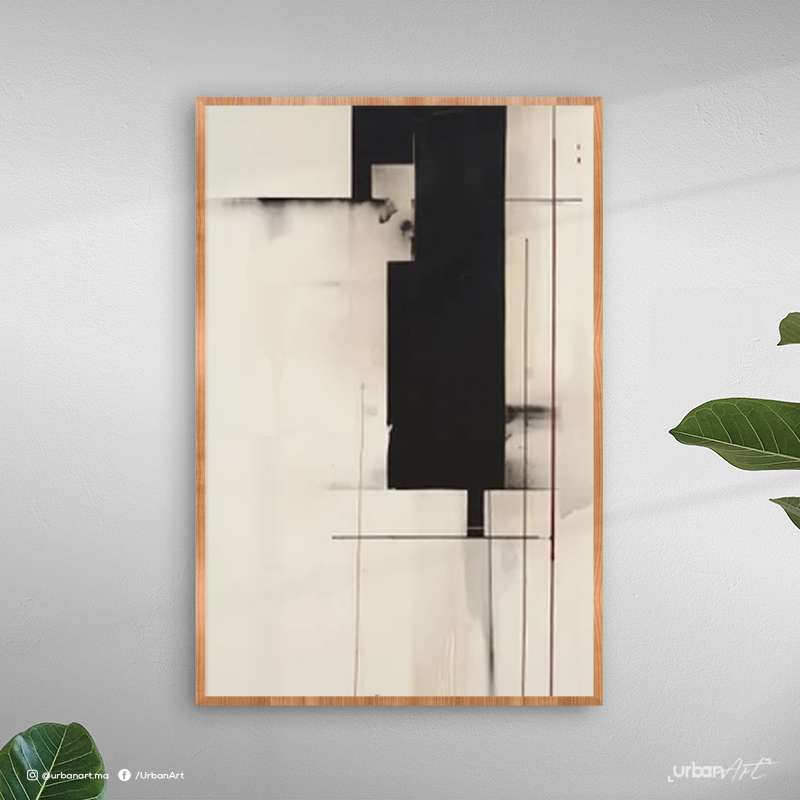 Tableau Abstrait Peinture beige