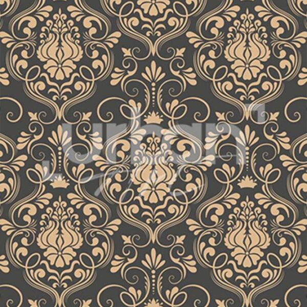 Papier peint d’époque floral