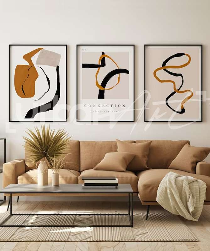 Set Poster motifs géométriques