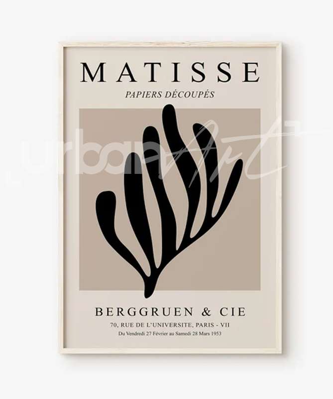 Set Poster art mural beige de Matisse