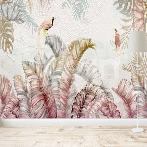 Papier peint tropical palme