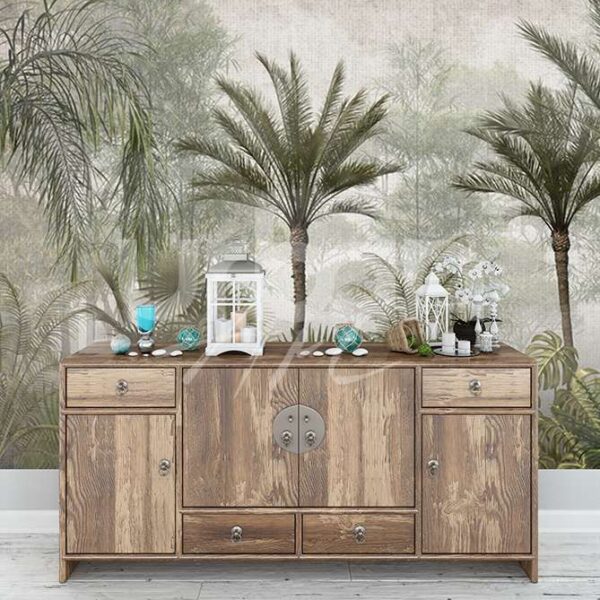 Papier peint d’arbres tropicaux