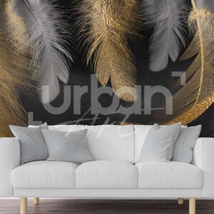 Papier peint Plume Gold