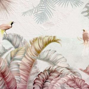 Papier peint tropical palme