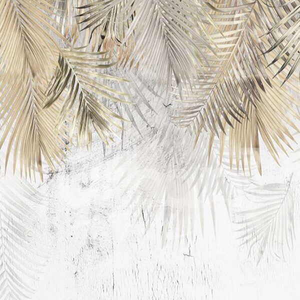 Papier peint Tropical Doré