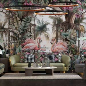 Papier peint tropical