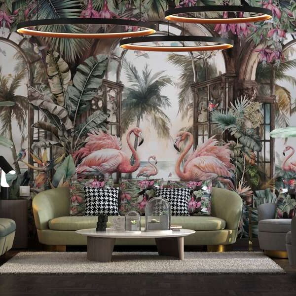 Papier peint tropical