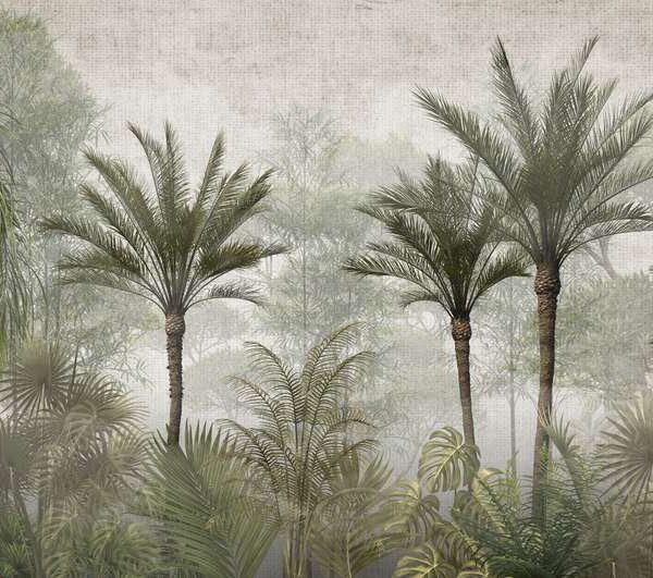 Papier peint d’arbres tropicaux