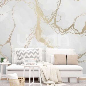 Papier peint grise et blanc