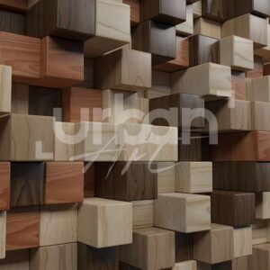 Papier peint 3D geometric