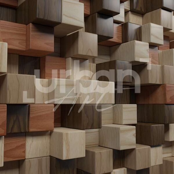 Papier peint 3D geometric