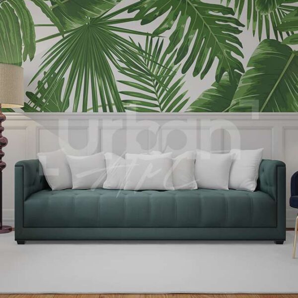 Papier peint Feuilles Exotiques