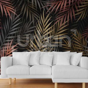 Papier peint Feuilles tropicales