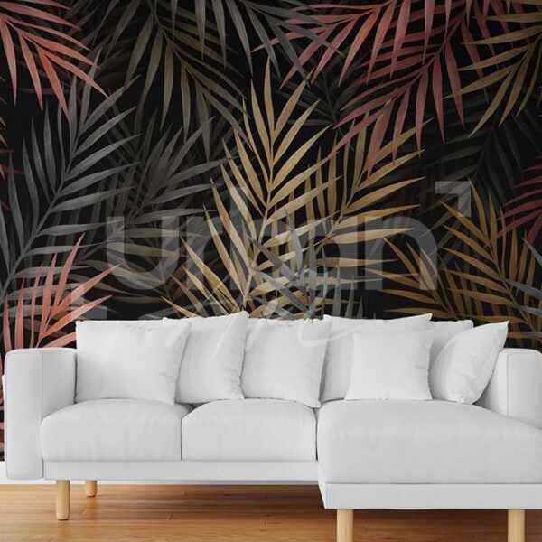 Papier peint Feuilles tropicales