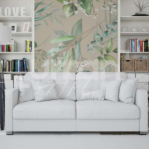 Papier peint Élégant motif floral