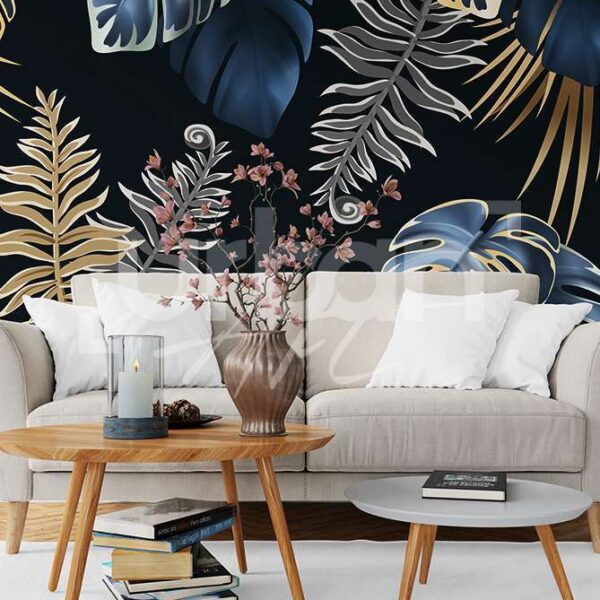 Papier peint plantes tropiques
