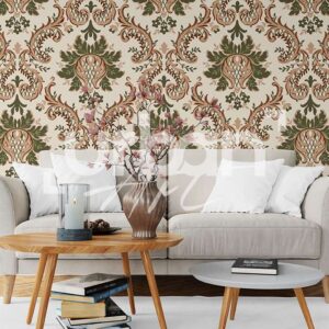Papier peint tapisserie vintage
