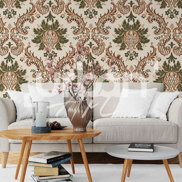 Papier peint tapisserie vintage