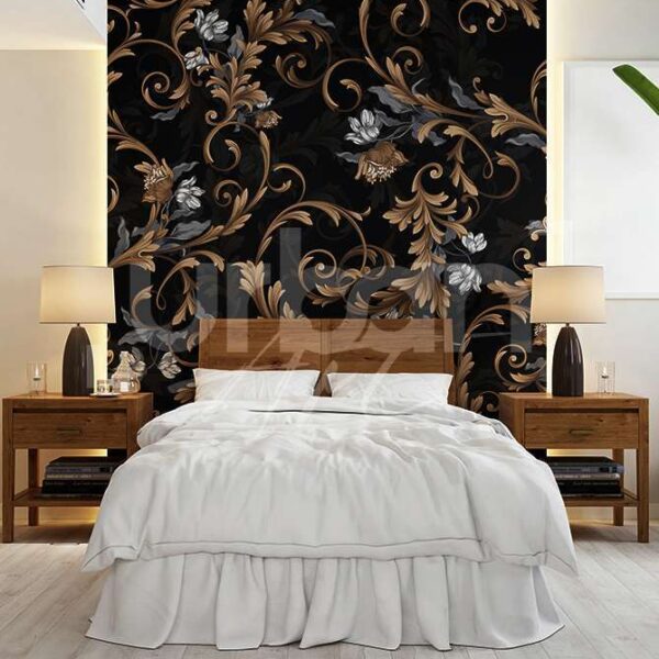 Papier peint baroque graphiques