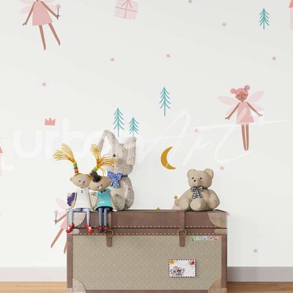 Papier Peint Enfant Jolie fée