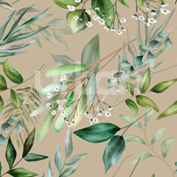 Papier peint Élégant motif floral