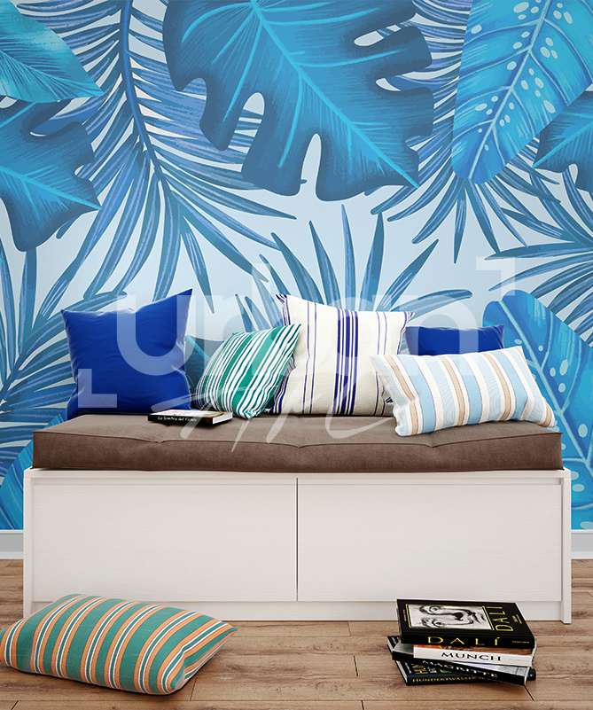 Papier peint Feuilles tropicales