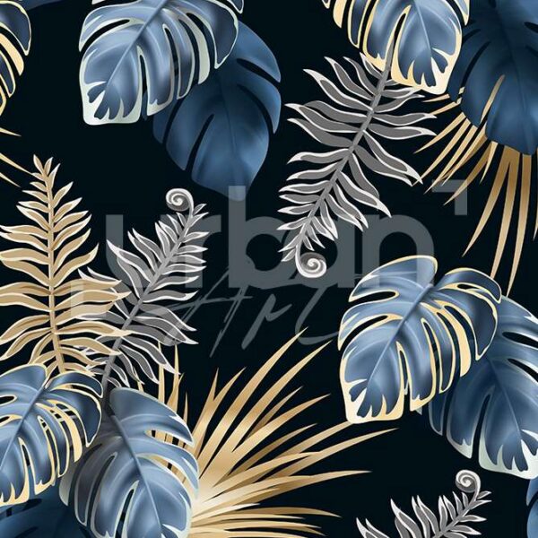 Papier peint plantes tropiques