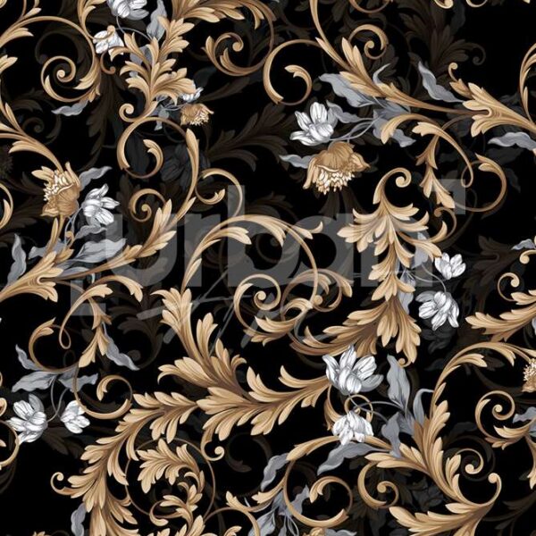 Papier peint baroque graphiques