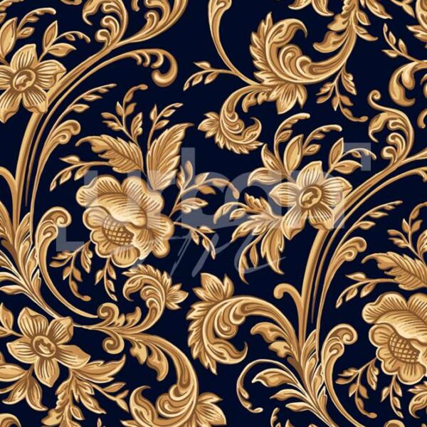Papier peint harmonieux floral