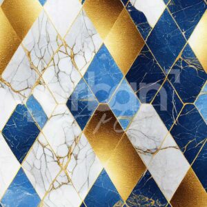Papier peint bleu fonce