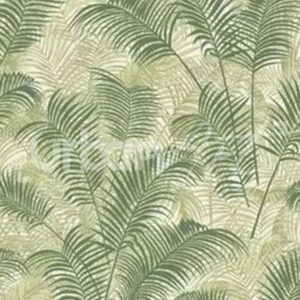 Papier peint tropical vert