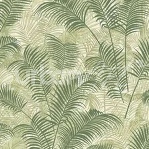 Papier peint tropical vert