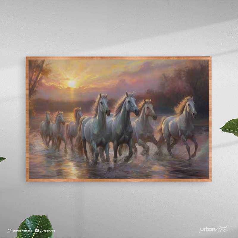 Tableau décoratif Seven Horses
