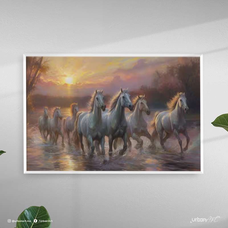 Tableau décoratif Seven Horses