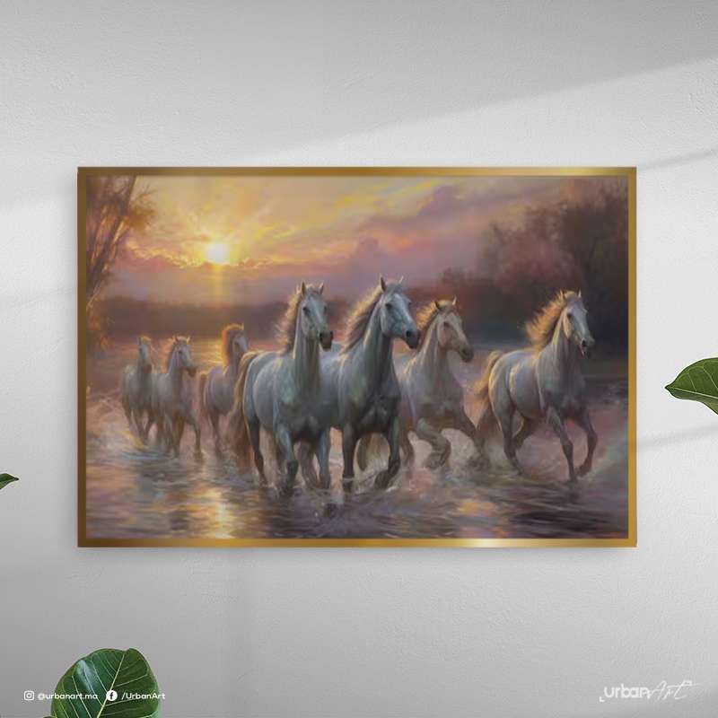 Tableau décoratif Seven Horses