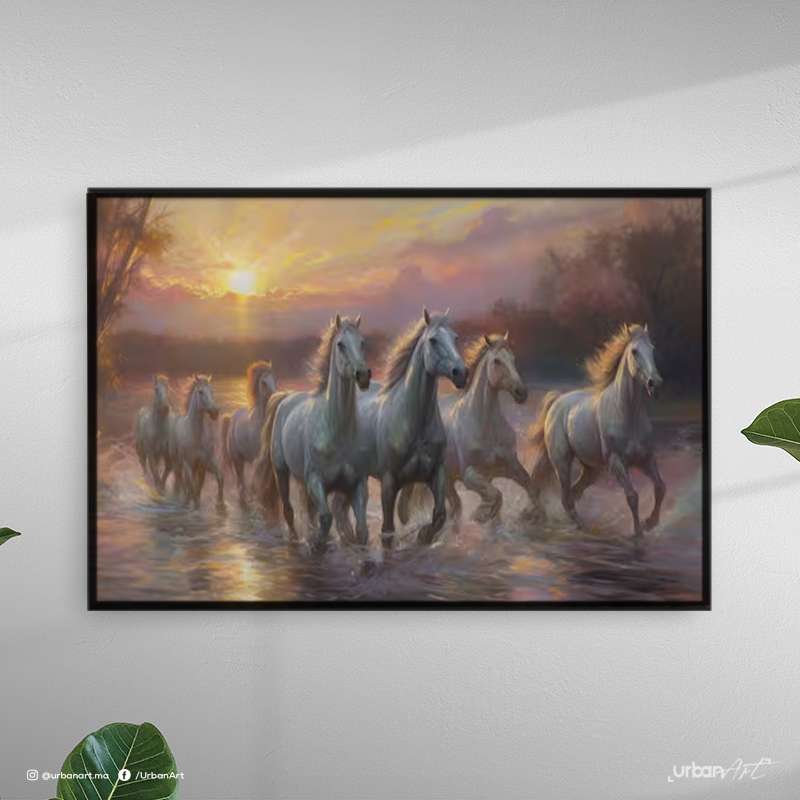 Tableau décoratif Seven Horses