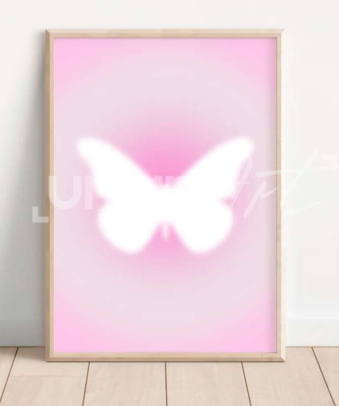 Set Poster Aura rose