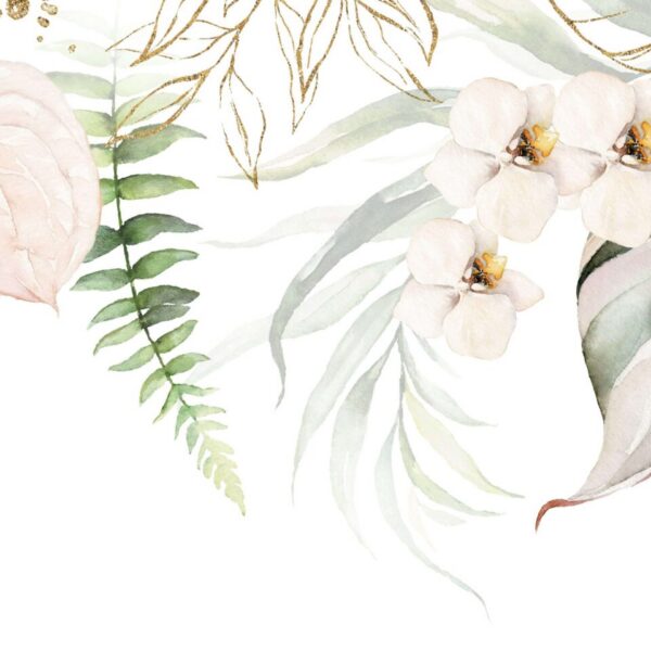 Papier peint Feuille Tropicale