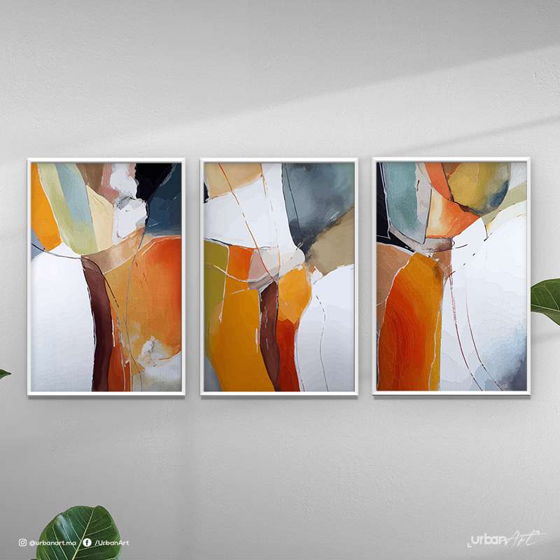 Tableau Abstrait Boho art