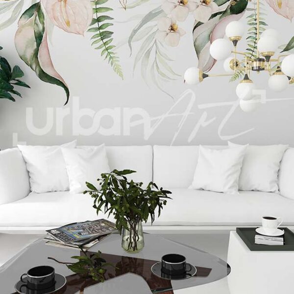 Papier peint Feuille Tropicale