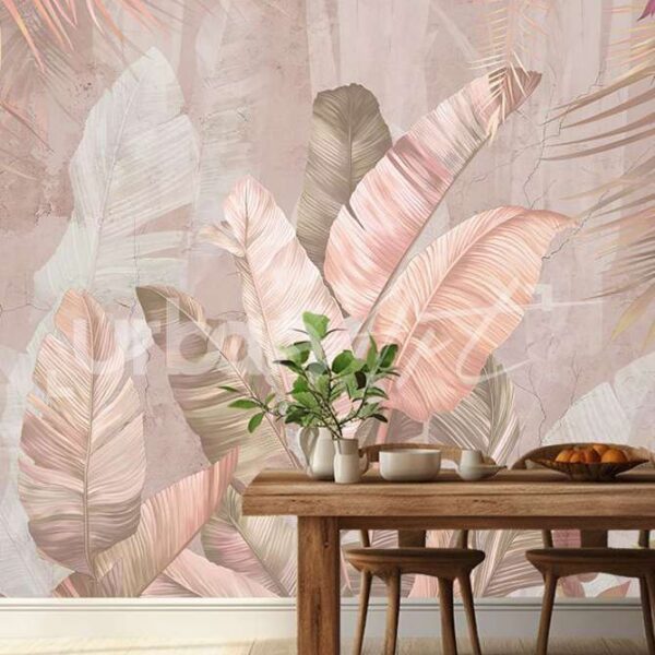 Papier Peint Bananas Leaves